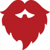 red beard logo bright